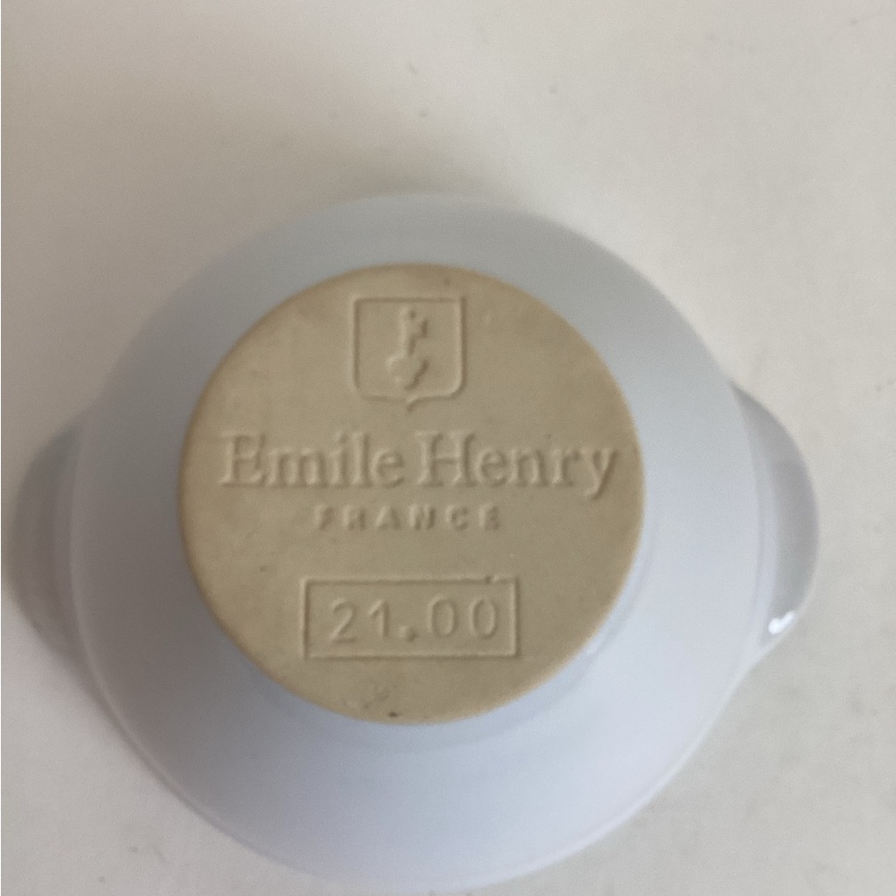 Emile Henry White Ceramic Gratin Bowl 0.55 liters